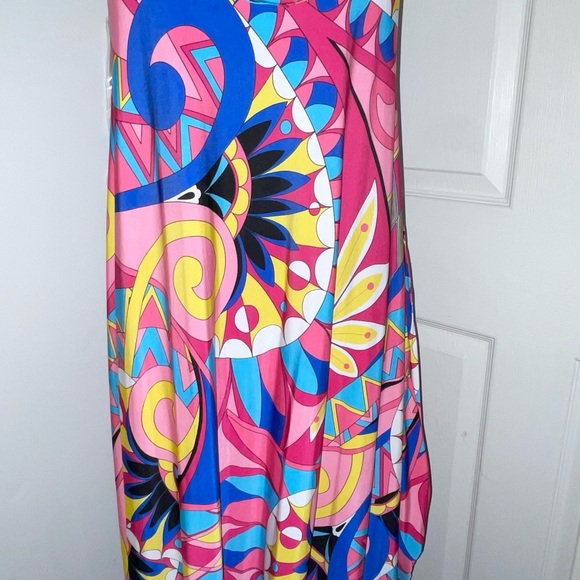 Retro Print Maxi Dress - Picture 2 of 2